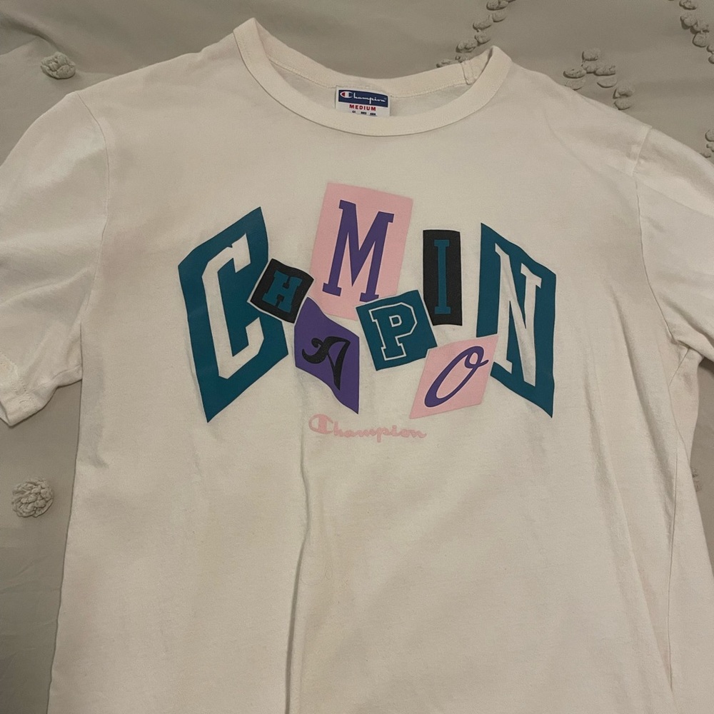 White champion tshirt